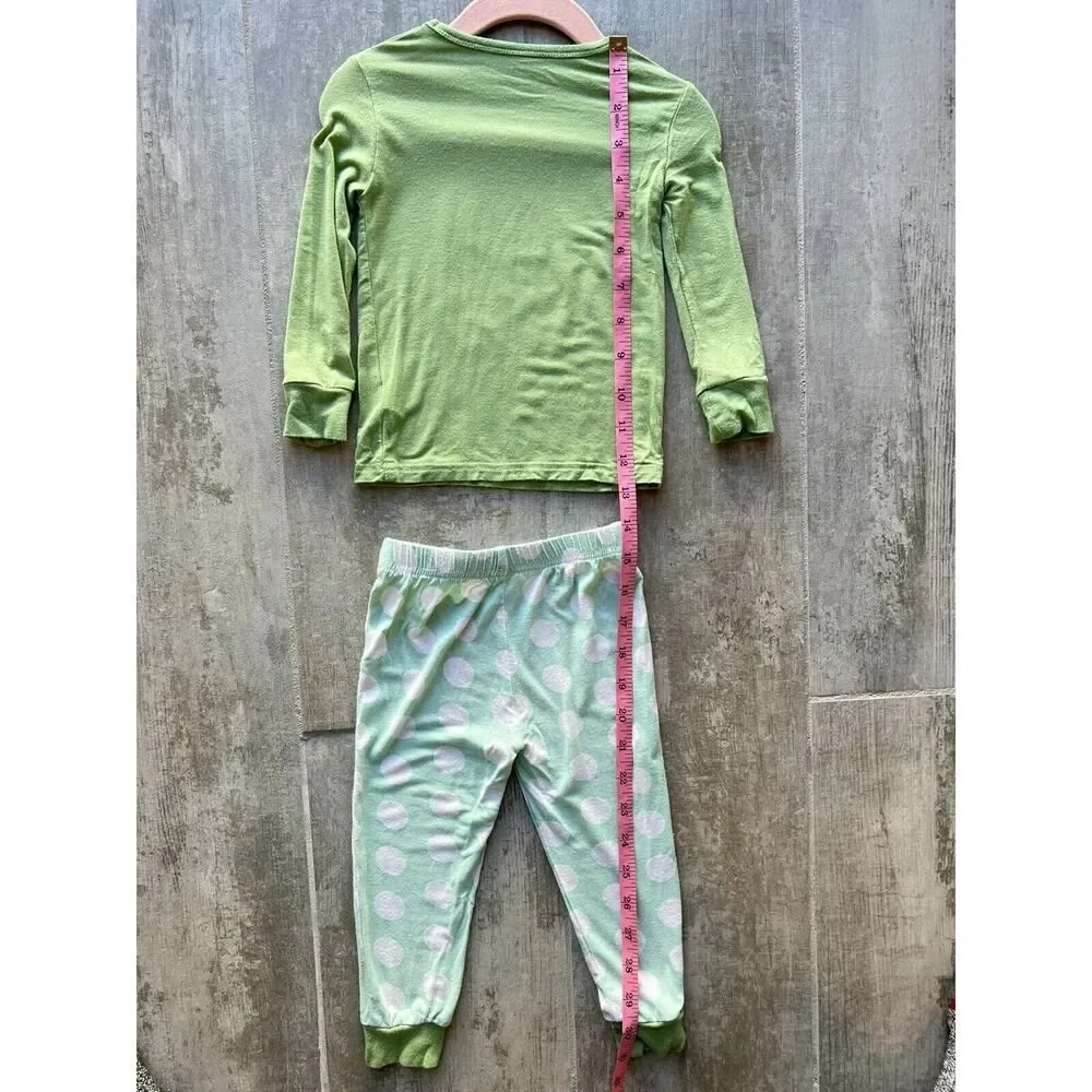 Silkberry Baby Toddler Boy Girl Organic Bamboo Pajamas 2 Piece Set Pear 12-18M